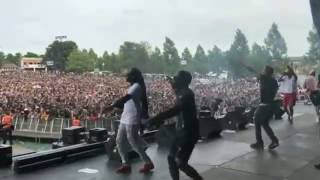 @WSTRNmusic Brings Out @Fredo At @WirelessFest Main Stage 2016 crowd goes crazy @ceomouth