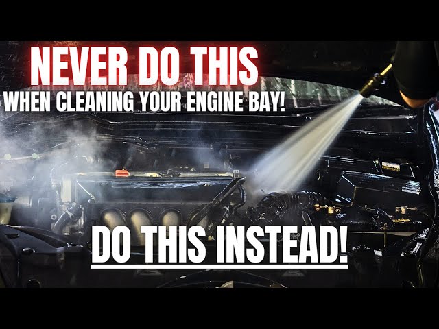 Never Do THIS When Cleaning Your Engine Bay! Do THIS Instead class=