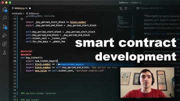 Building a Lottery Smart Contract [dev vlog]