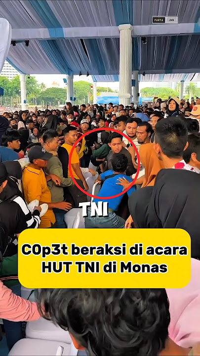 Pria Berilmu Tinggi Ny0p3t Di Acara Hut TNI.⁉️#shorts