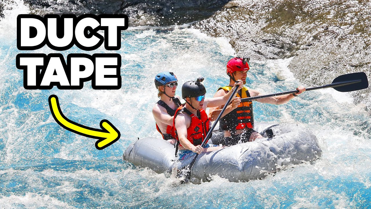 I Survived a Deadly River in a Duct Tape Boat!