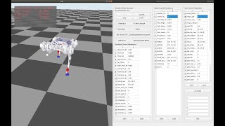 Mini Cheetah Sim balancing in two legs with MPC optimization