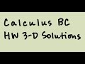 Calculus bc free response no calculator practice