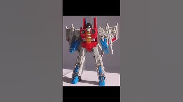 Transformers War For Cybertron Siege Starscream Transform Stop Motion #shorts version