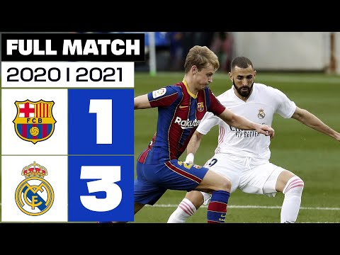 FC Barcelona vs Real Madrid (1-3) 2020/2021 PARTIDO COMPLETO
