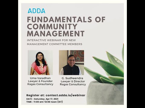 Fundamentals of Community Management - ADDA Interactive Webinar