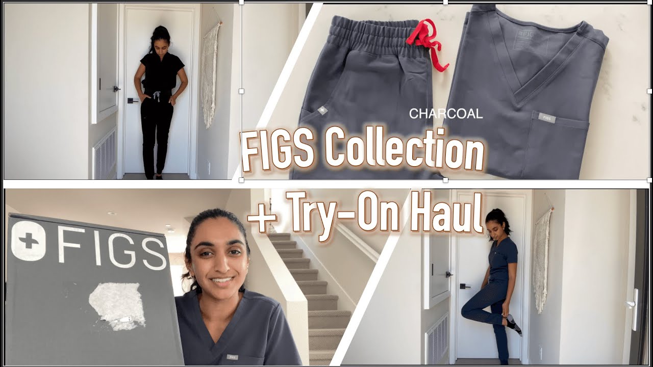 FIGS Collection and TryOn Haul//Scrubs Unboxing, Sizing, Review YouTube