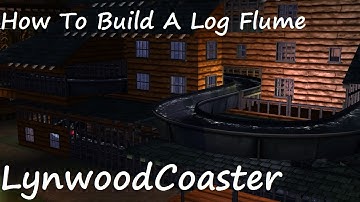 RCT3 How To Make A Good Park (Tutorial | No Custom Scenery) Part 32 | Log Flume