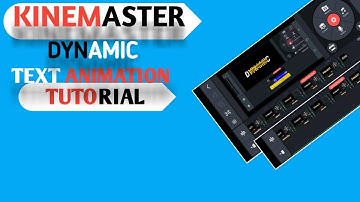 kinemaster text effects  dynamic smooth text intro in kinemaster making tutorial