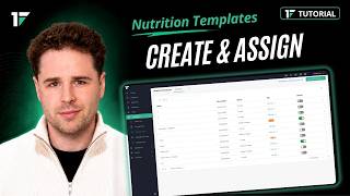 How to Create and Assign Nutrition Plan Templates in 1FIT