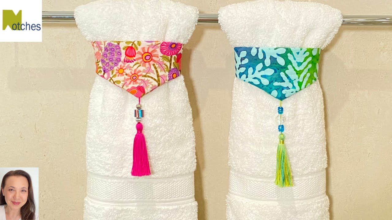 DIY Decorative Hand Towel Holder Quick And Easy Gift Idea YouTube