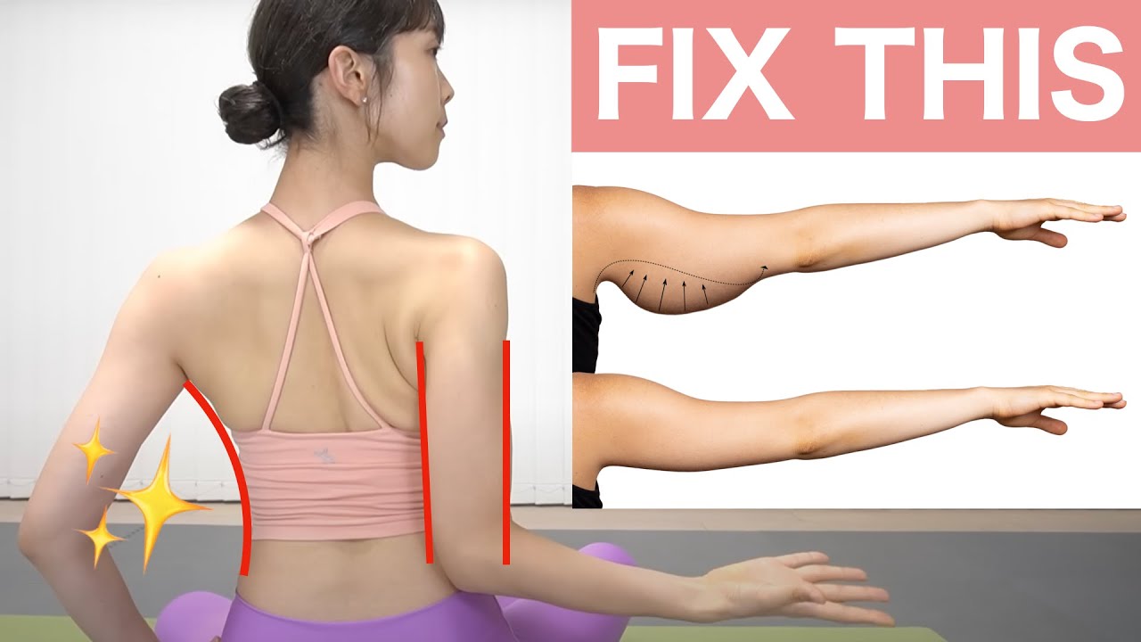 9 minutes] Easy exercises to create slim upper arms and a slender