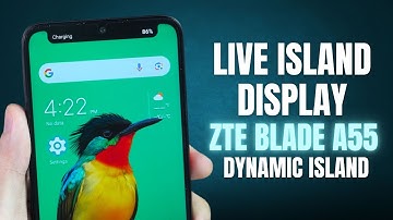 How to turn on Live Island Display, Dynamic Island on Zte Blade A55