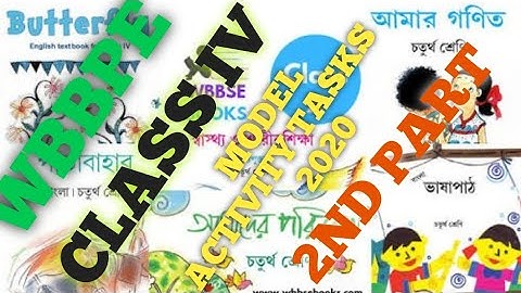 Class 4 2nd part of the Model Activity tasks by WBBPE 2020
