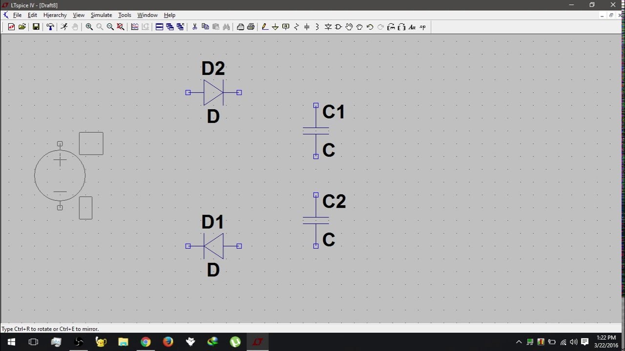 LTSpice : Simulating Voltage Doubler Circuit - YouTube
