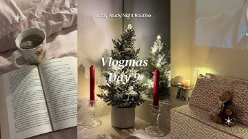 🌙❤️ Vlogmas Day 9: My LAST College Lecture at UTRGV + Cozy Study Night!