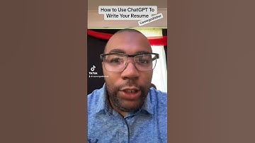 How to use ChatGPT to make your own résumé #chatgpt #ai #career