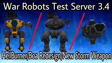 War Robots Test Server 3.4 Gameplay - New Kamikaze Robot