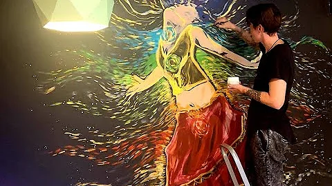 Chakradance Mural by Sarah Rowan