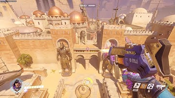Overwatch Sombra Bug in Temple Of Anubis