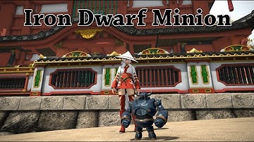 FFXIV: Iron Dwarf Minion