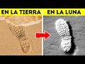 Por qué las huellas no se borran en la Luna y otros 60 datos asombrosos