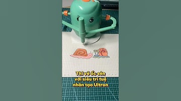 Thi vẽ tranh với siêu trí tuệ nhân tạo #19: Vẽ con ốc sên #painting #vetranh