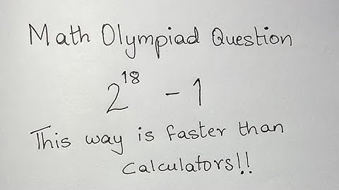 Math Olympiad Question | Calculate in 1 minute | This way is faster than a calculator!!