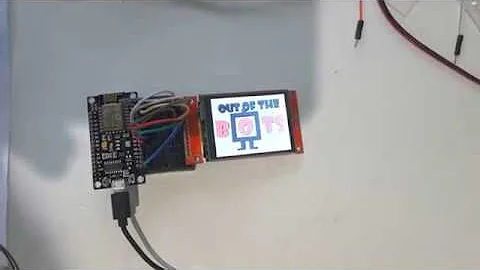2.4" ili9341 screen on ESP8266 running MicroPython