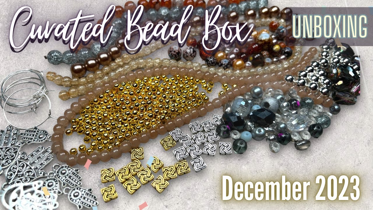 Curated Bead Box, December 2023