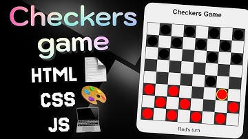 🕹️ Build Your Own Checkers Game with HTML, CSS, and JavaScript! 🎮