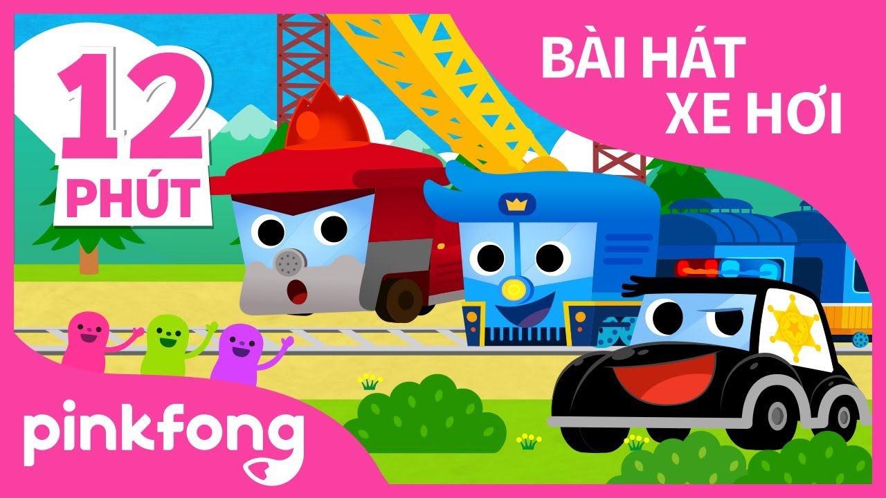 Xe Cảnh Sát và nhiều bài hát hơn nữa | + Bộ sưu tập | Pinkfong Những bài hát cho thiếu nhi