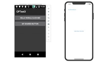 Xamarin Cross-Platform - Shared GUI Part 1 iOS and Android (Short Series “less than 10 min”)