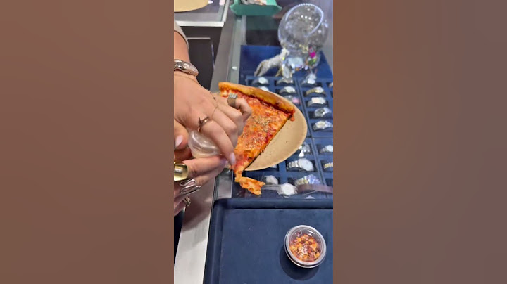 Most expensive slice of pizza #gold