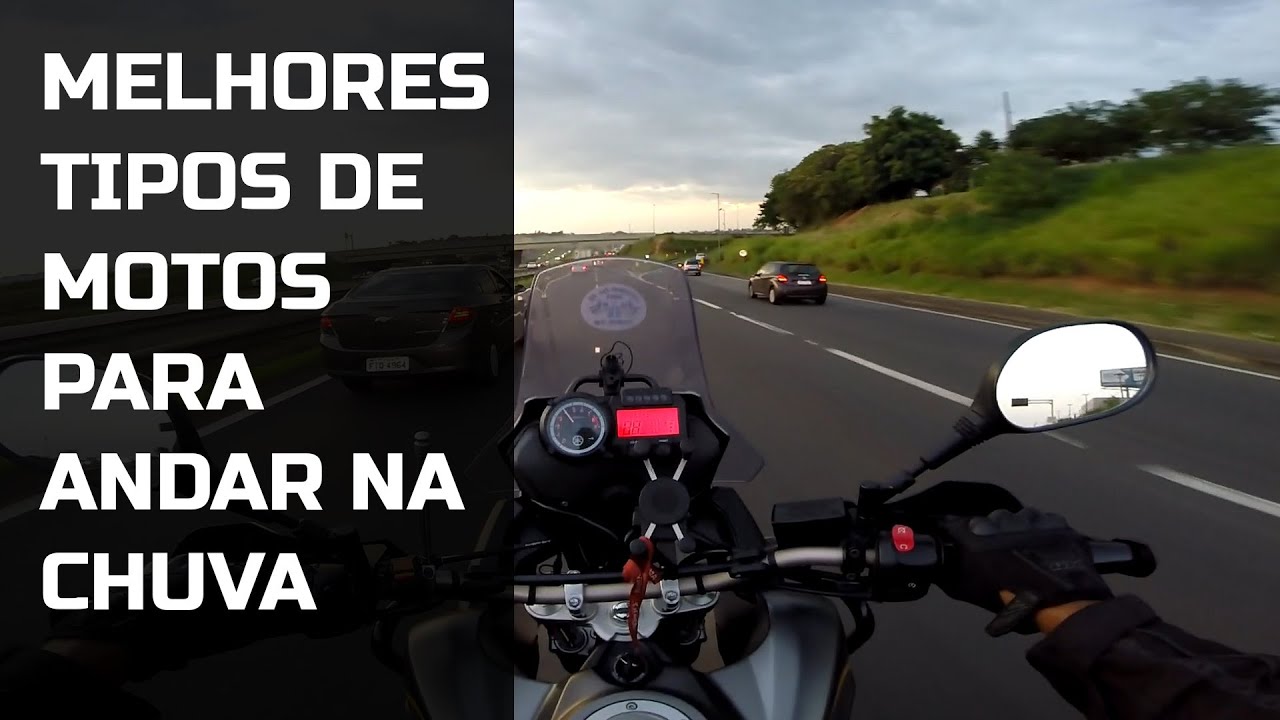 MOTOS no Desafio da Cidade a Noite na Chuva Forte