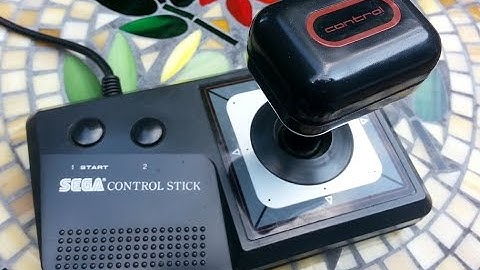 Classic Game Room - SEGA CONTROL STICK review for Sega Master System