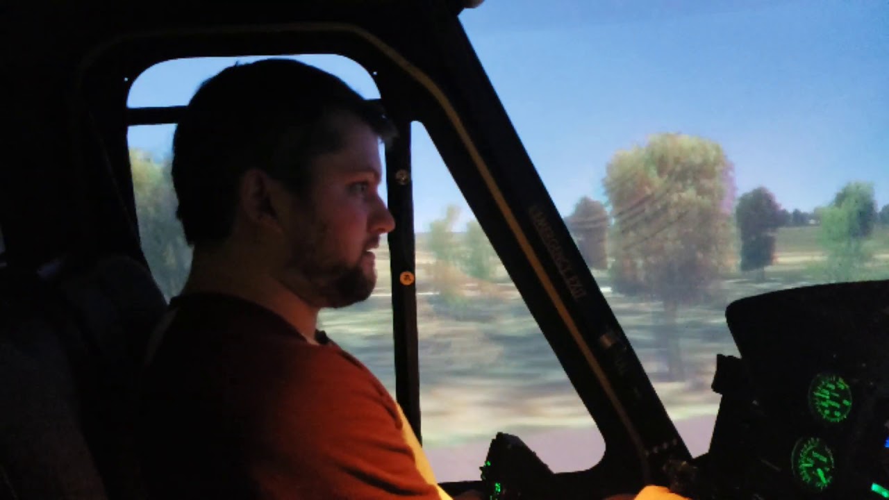 Flying a military Helicopter Sim First Time