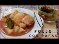 POLLO CON PAPAS | GUISADO DE POLLO ECONÓMICO | - Cocina Amor