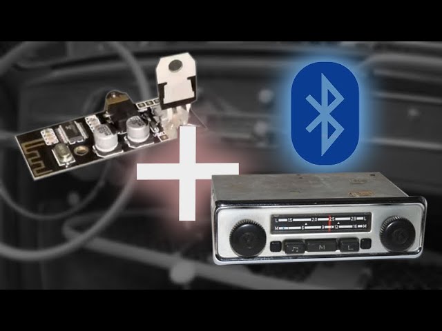 Conversion d'un autoradio vintage en Bluetooth 🎶 [YOUNGTIMER] 