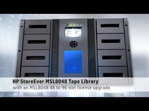 HP MSL Tape Library Family with LTO-6.wmv