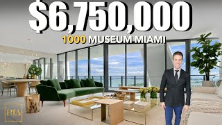 1000 Museum Miami | $6,750,000 Condo by Day & Night | Peter J Ancona