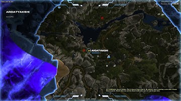 Firefall - waypoints placed on the sky bug