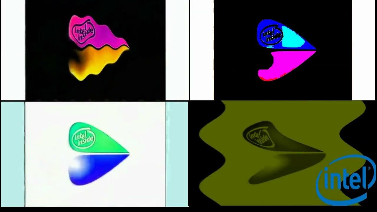 Intel logo history in QuadParison 5 YouTube