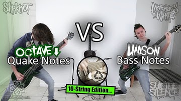 Octave vs Unison (10-String Metal Riffs Down an Octave Edition)