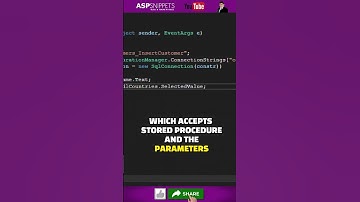 Insert with Stored Procedure using Dapper in ASP.Net #shorts #information