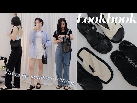 公開夏日鞋櫃👡5雙最常穿的黑白色系百搭涼鞋穿給你看｜CindyH