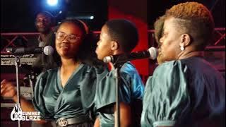 Shongwe & Khuphuka Saved Group performing on 013 Summer Blaze 2024