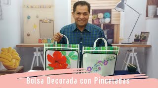 Bolsa Decorada con Pincel