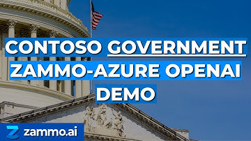 Contoso Government Zammo-Azure OpenAI Demo