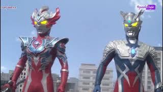 Tri Squad & ultraman Zero Vs Nise belial & ultraman tregear